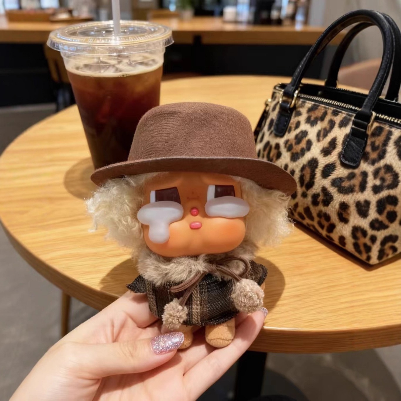 哭娃vacation娃衣crybaby日光沐浴搪胶娃衣可爱冬日毛衣鞋子套装