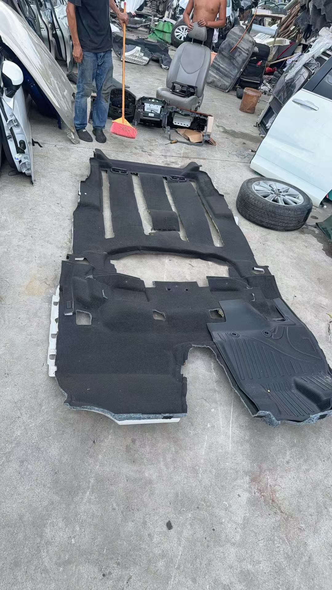 适用于本田奥德赛RC3飞度GK5原车车身地毯车身毛毯车身隔音棉