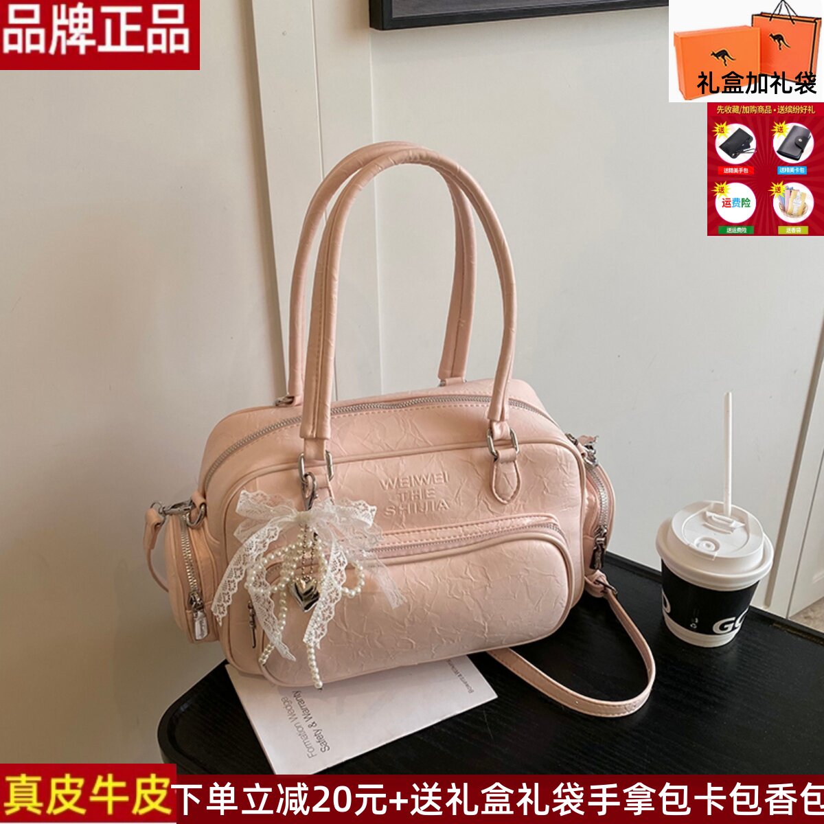 2025新款时尚潮流大容量洋气包简约休闲牛津布手提包百搭女单肩包