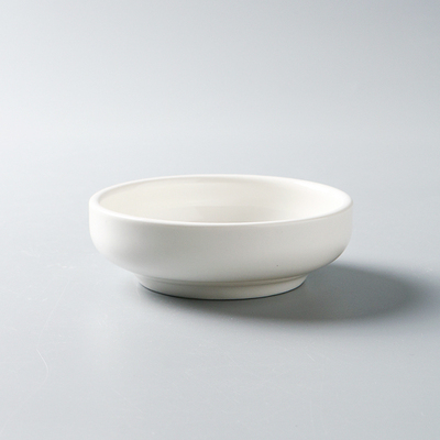 陶瓷圆形韩式泡菜碟酸菜碟子凉菜冷菜小吃开胃菜餐具小菜纯白餐碟