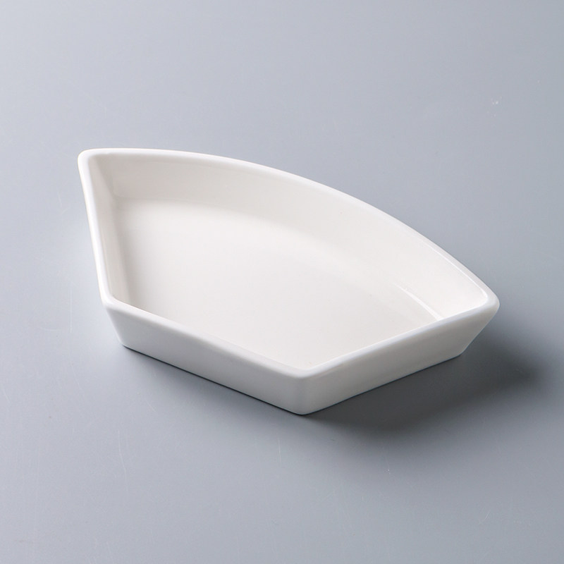 陶瓷碟子扇形冷菜小菜配菜凉菜小碟子白瓷酸菜碟小份菜餐厅饭店碟,餐饮具,碟,淘宝优惠券,粉丝福利购,淘宝优惠卷