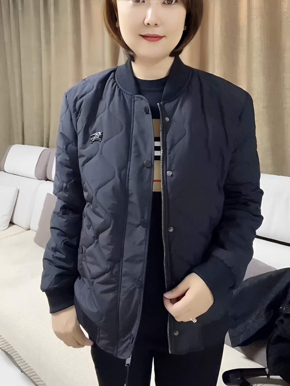 棉服男2024春季新款棒球服外套潮