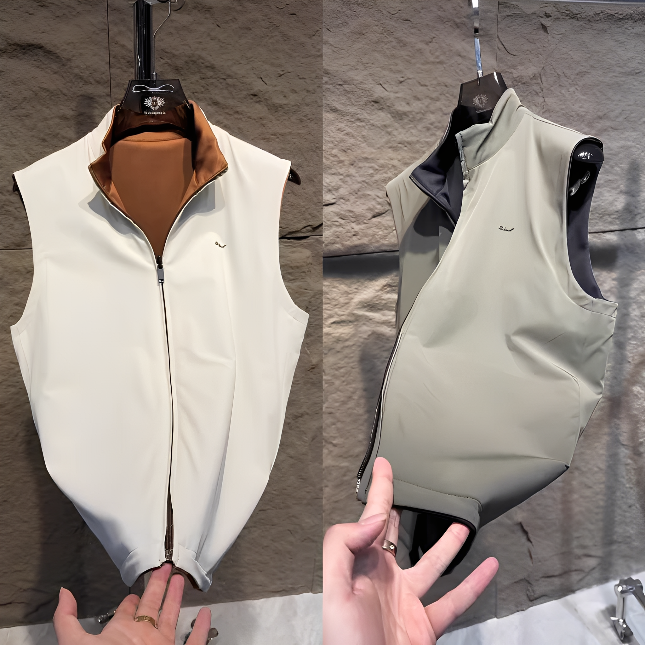 男士休闲马甲2025年秋季新款帅气韩版时尚修身百搭潮流舒适透气,男装,常规马甲,淘宝优惠券,粉丝福利购,淘宝优惠卷