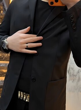 男士春秋季新款2026年休闲西服