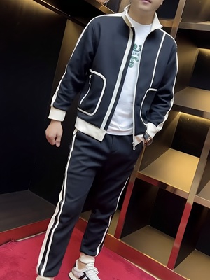 季新款情侣立领拉链开衫卫衣