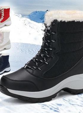 Ankel Boots for Women Winter Outdoor Warm Snow Boots 雪地靴