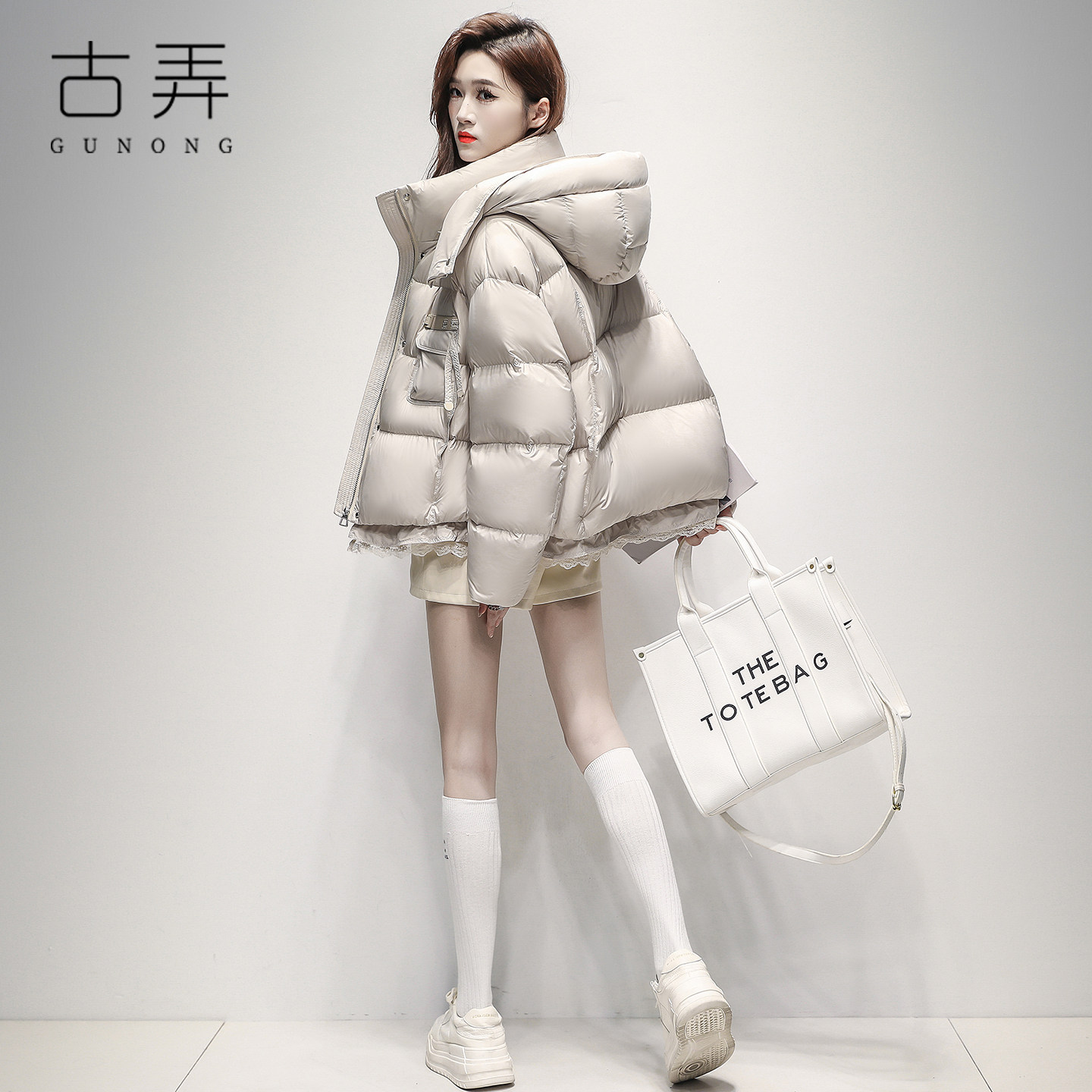 古弄韩版短款羽绒服女士厚款冬季新款可拆卸下摆防风鸭绒时尚外套,女装/女士精品,羽绒服,淘宝优惠券,粉丝福利购,淘宝优惠卷