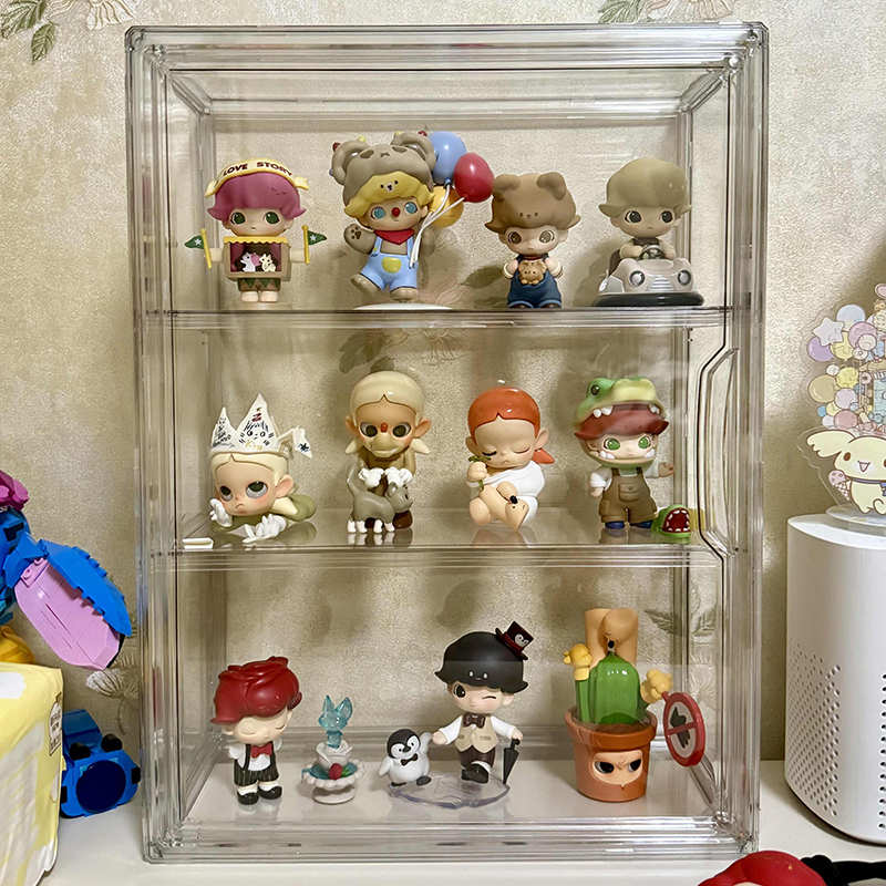 盲盒收纳展示柜透明防尘
