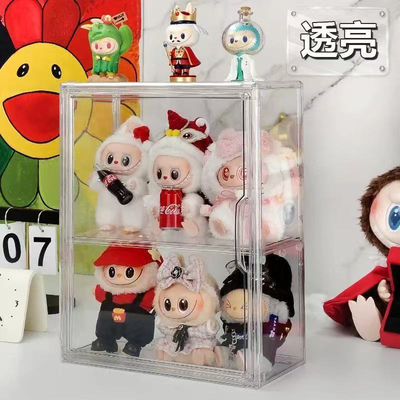 labubu展示盒泡泡玛特展示柜