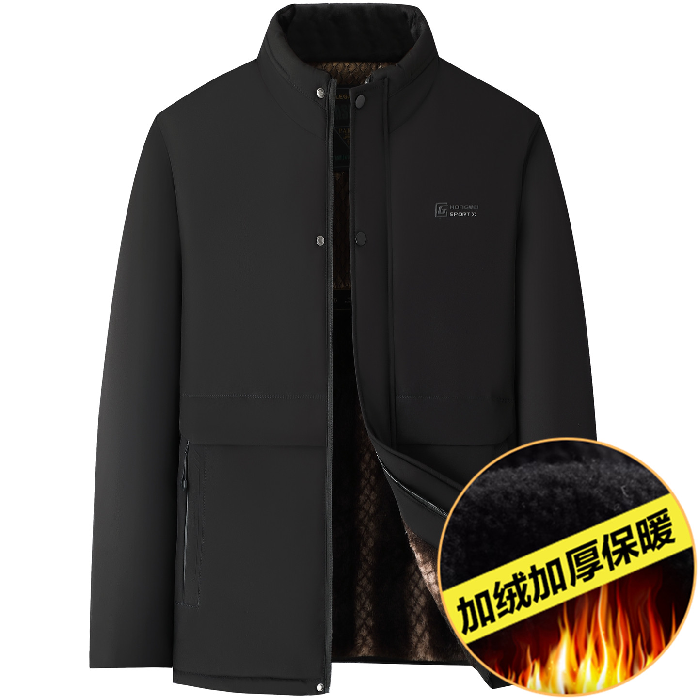 【加绒加厚】保暖棉衣中老年人