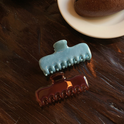 颜值实用水墨蓝大号抓夹