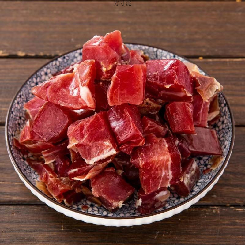 金华火腿边角料火腿碎肉去骨做酱馅料腊味煲汤价工厂一件