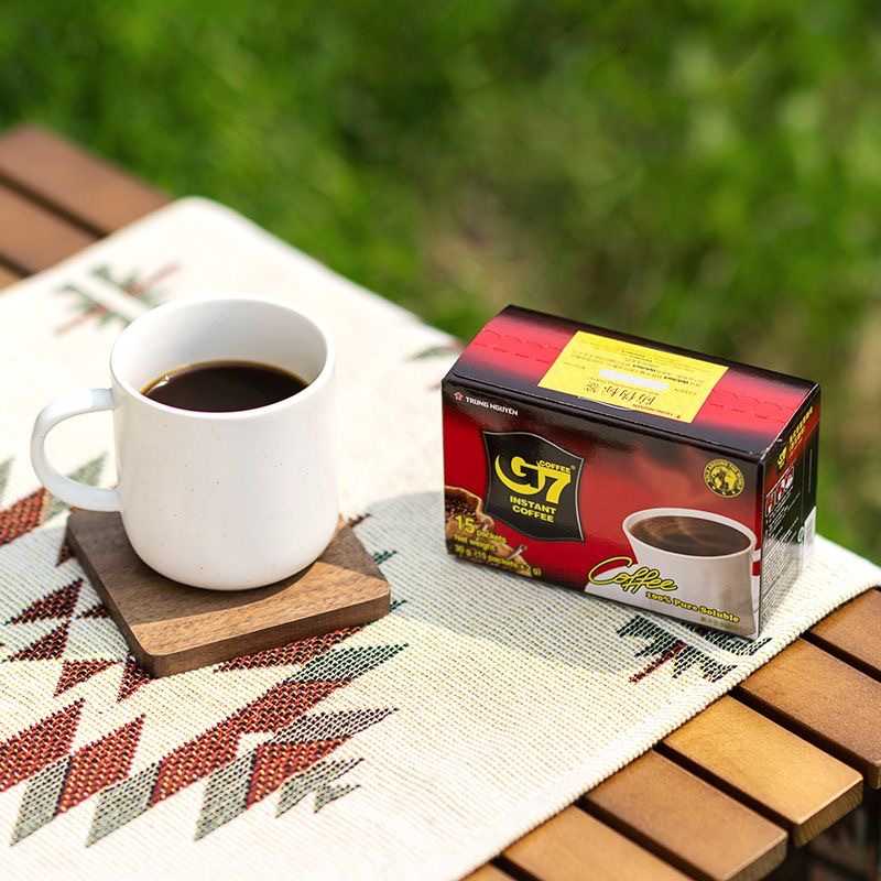 中原G7 速溶咖啡粉 2g/袋 越南进口纯黑咖啡冰美式速溶黑咖啡粉特