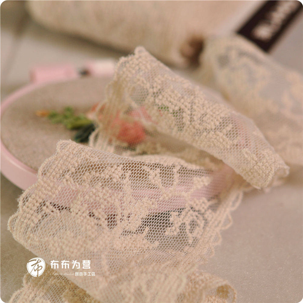 唯美风格娃衣材料花边梭织1码z