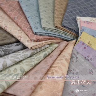 手工拼布 Freeze夏末微风 Summer 日本进口棉布