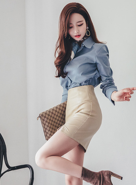 三小姐的咖啡chic港味长袖职业衬衫女2026秋装新款韩范打底上衣女