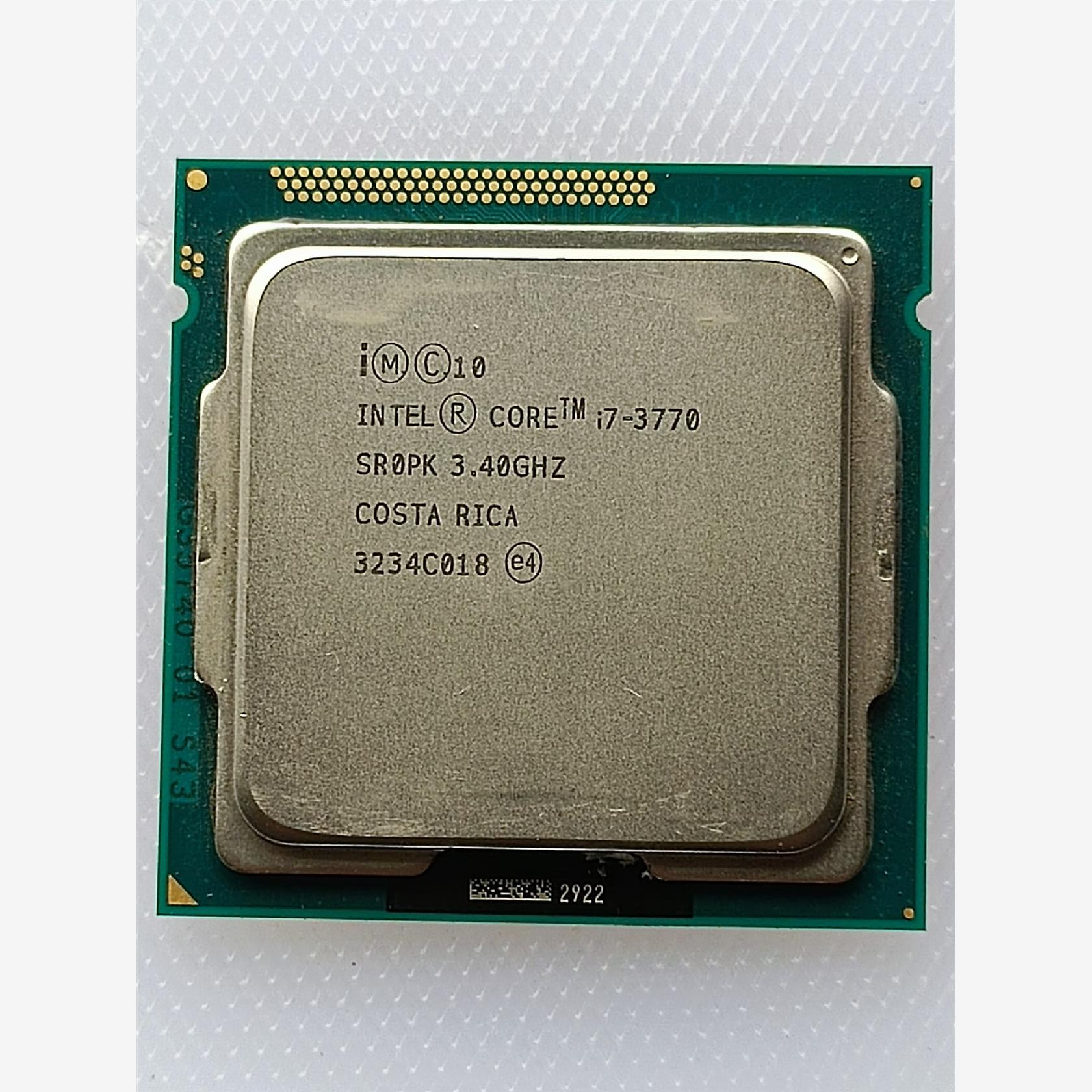 INTEL英特尔酷睿i7-3770，主频3.40GHz。议价