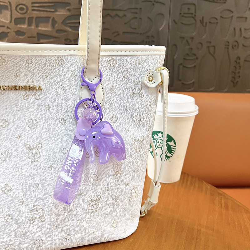 创意果冻色大象亚克力可爱书包挂件配饰卡通公仔钥匙链,服饰配件/皮带/帽子/围巾,包挂件,淘宝优惠券,粉丝福利购,淘宝优惠卷