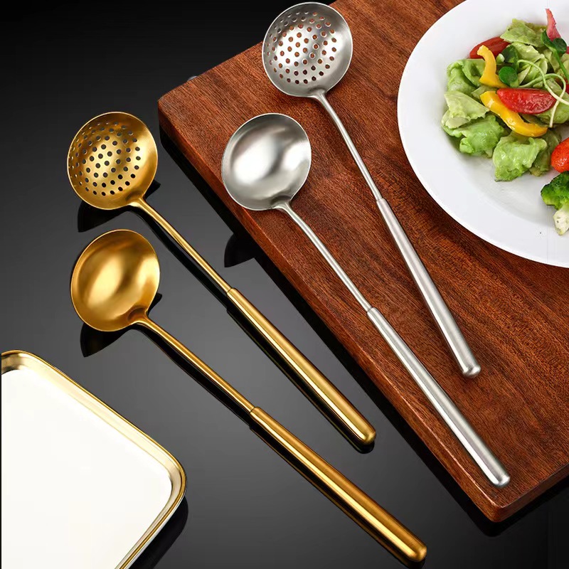 火锅勺漏勺食品级304不锈钢汤勺