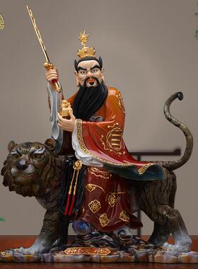 张道陵祖天师神像铜热着色工艺