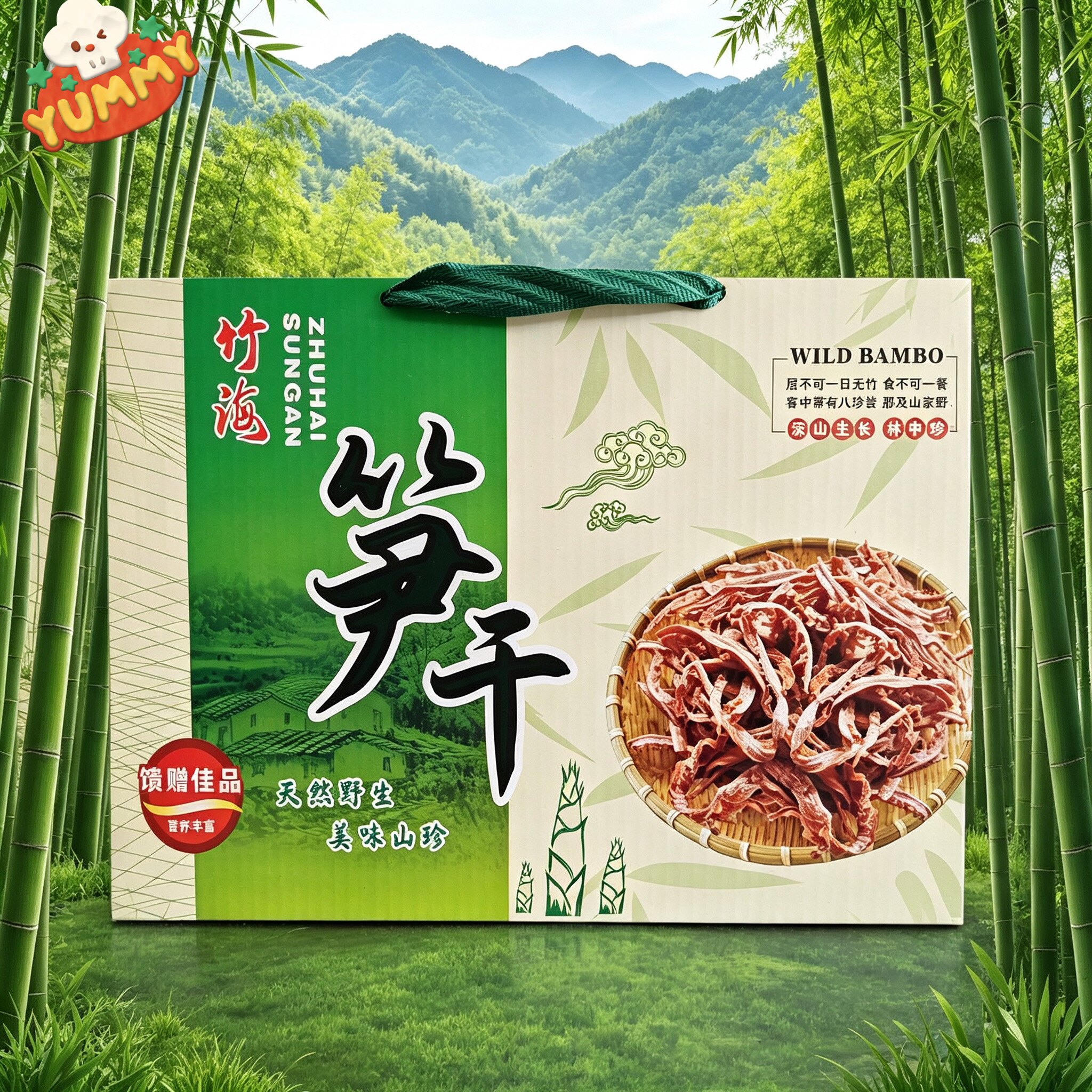 送礼宜兴特产2026新货宜兴笋干嫩笋干礼盒装初级产品500g一斤一盒