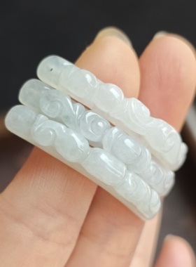 糯冰翡翠手牌A货国风DIY配件