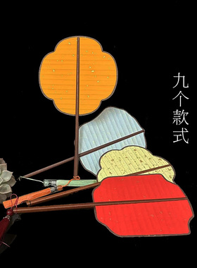 流苏扇子手工红木筷子扇