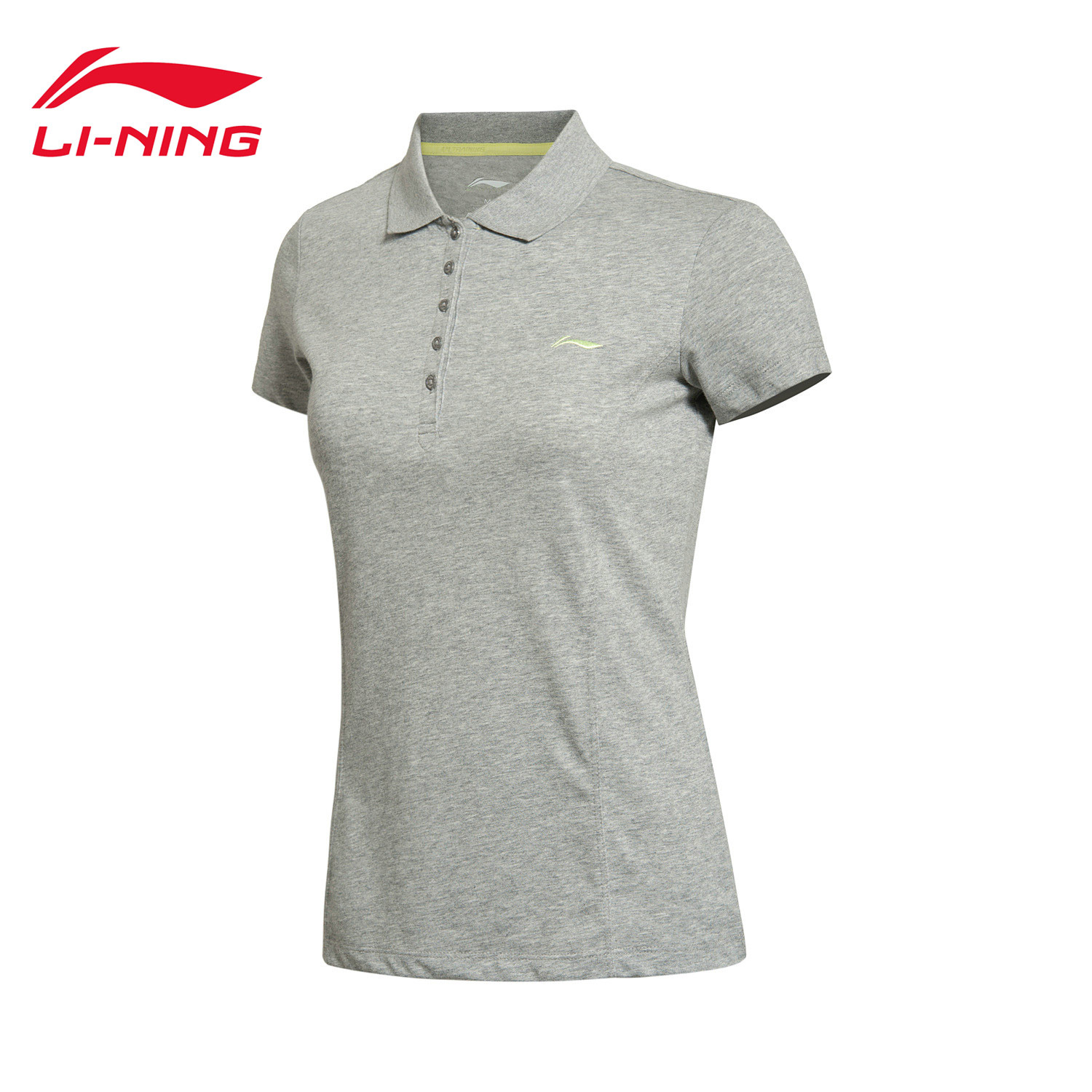 Polo sport femme LINING APLK016 en coton - Ref 562264 Image 1