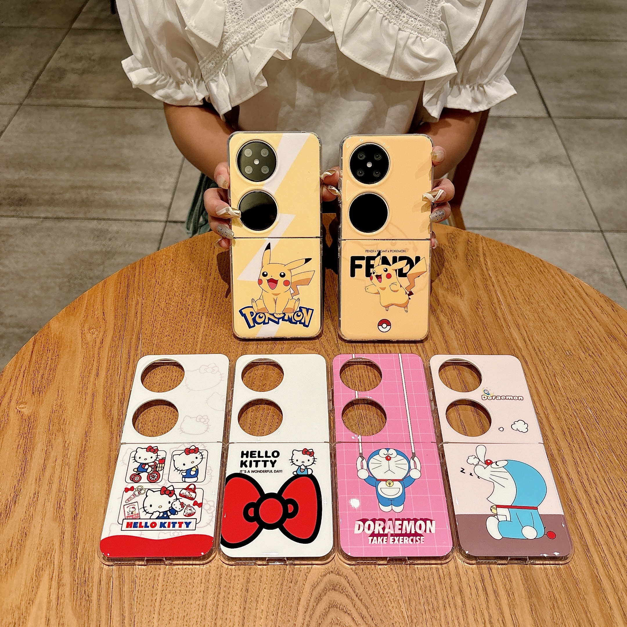 可爱卡通华为折叠屏手机壳