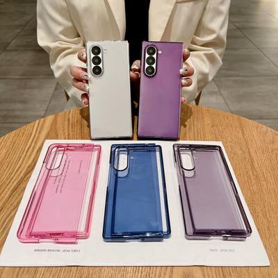 适用三星zfold6超薄透明手机壳