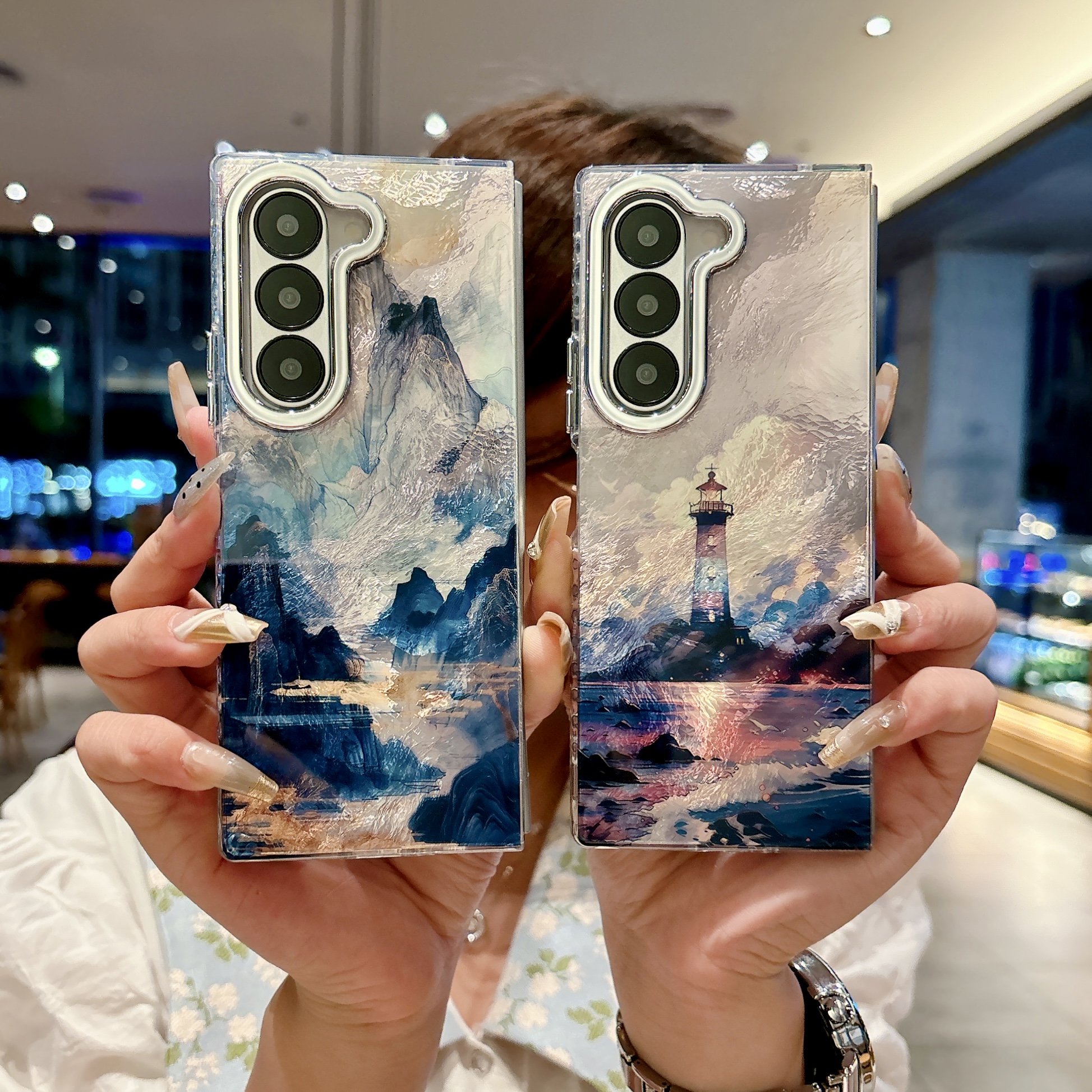 山水意境适用三星ZFold6手机壳