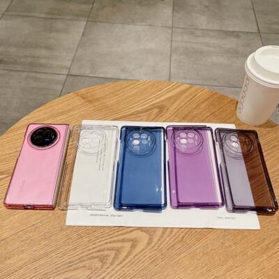 适用vivoxfold3超薄透明硬壳