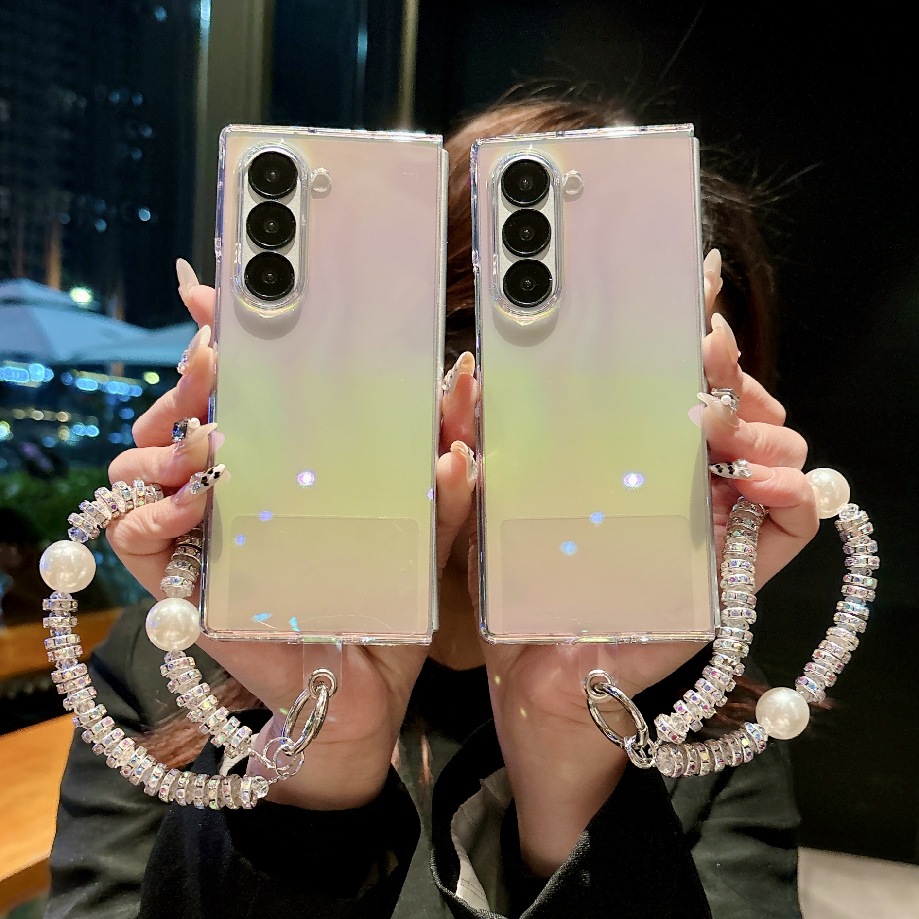 透明彩镀渐变三星手机壳