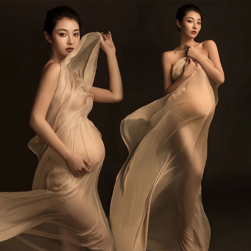 依媚坊飘逸网纱飘布孕妇装