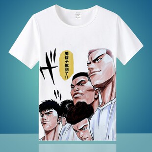 灌篮高手t恤 樱木花道 三井寿周边衣服男女 二次元篮球短袖上衣夏