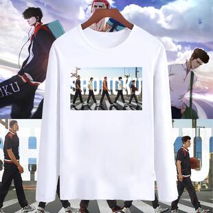 2022春季灌篮高手联名长袖T恤樱木花道周边篮球上衣服男士打底衫
