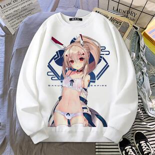 碧蓝航线周边拉菲夕立凌波二次元cos印象加绒卫衣同人痛衣服男女