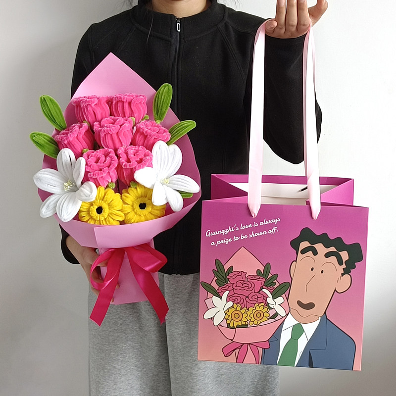 七夕情人节美伢广志玫瑰花束成品