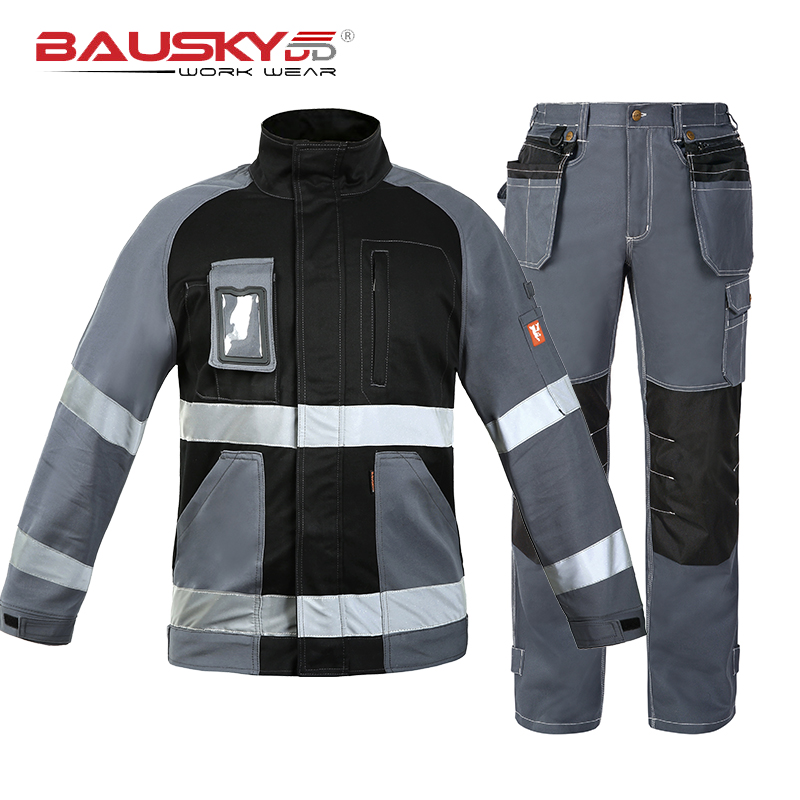 bauskydd保世基工装制服全棉套装