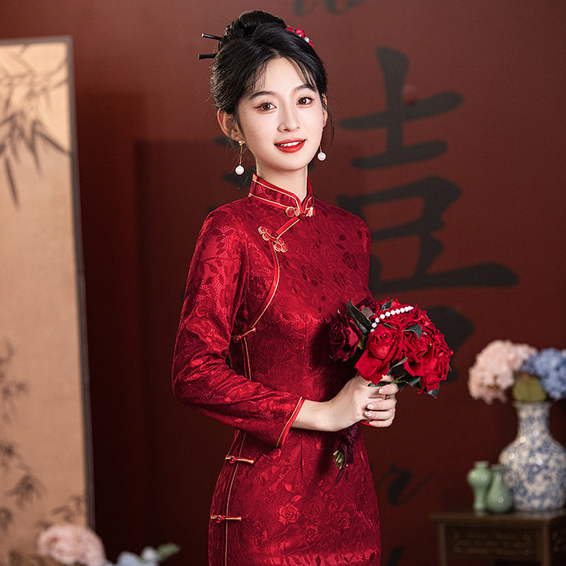 新中式敬酒服新娘2026春季新款