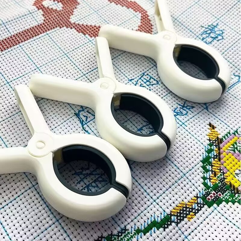 十字绣夹子无痕固定大小号绣布夹防风晾晒强力日式塑料晒被功能夹