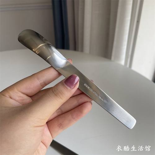 老板娘自留款漂亮!316不锈钢!方头甜品勺酸奶勺咖啡搅拌