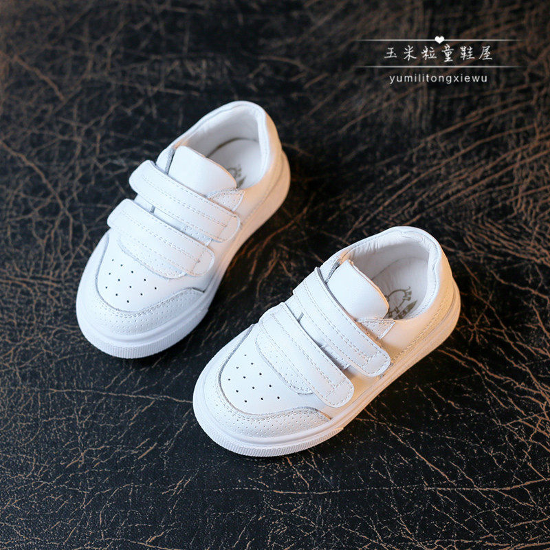 girl genuine leather White shoes student children gym shoes Boy baby 1-3 ventilation children's shoes Versatile Casual shoesin the Shoes/Baby Shoes/Parent-child shoes , Sports shoes  category - from Buy2taobao.com to provide professional Taobao agent buy service