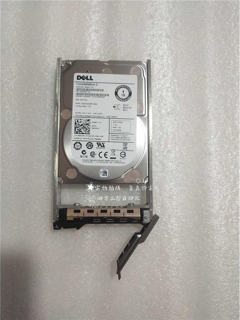 拍/Dell/戴尔硬盘SAS 1TB 7.2K 6G 2.5 09W5WV ST91000640SS 9W5W 包装 纸盒 原图主图