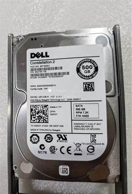 拍/00X3Y DELL 000X3Y 500GB 7.2K SATA 2.5 6Gb/s HDD ST9500620