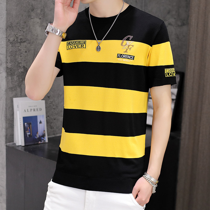 城市风貌新款百搭短袖青春流行潮圆领男潮流标准夏季时尚潮牌T恤