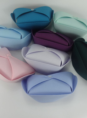 护师帽子双层加衬白色粉色浅蓝色紫色墨绿色湖蓝色女护士长燕尾帽