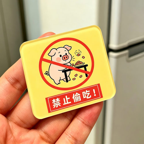 禁止偷吃冰箱贴年轻人高颜值家居磁吸装饰贴创意礼品送朋友礼物