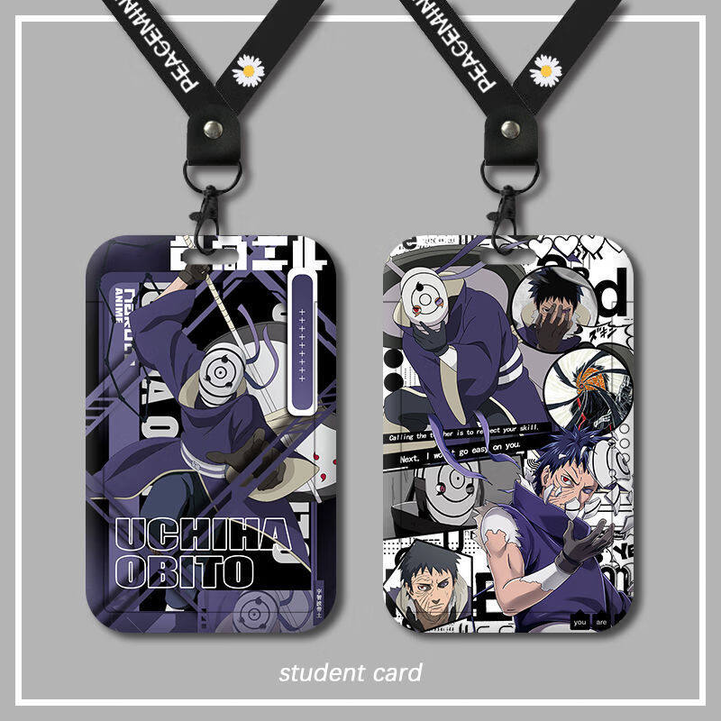 火影忍者宇智波带土卡套男学生校园卡饭卡公交卡门禁卡校牌证件.