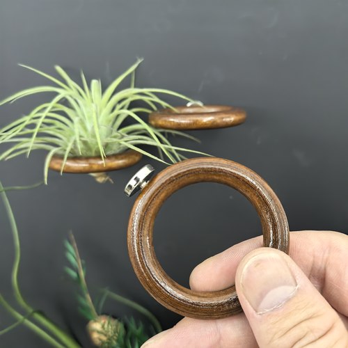 diy空气凤梨冰箱贴磁吸支架底座